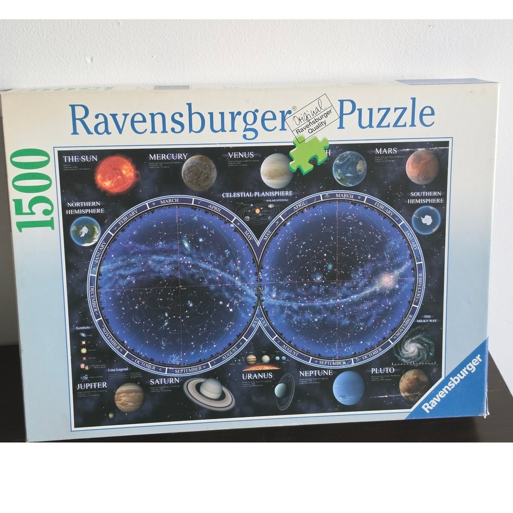 Ravensburger 1500 Piece Celestial Planisphere Map Puzzle David Penfound 163231